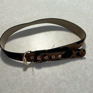 NEW WOMENS CHEETAH PRINT BELT SIZS: M